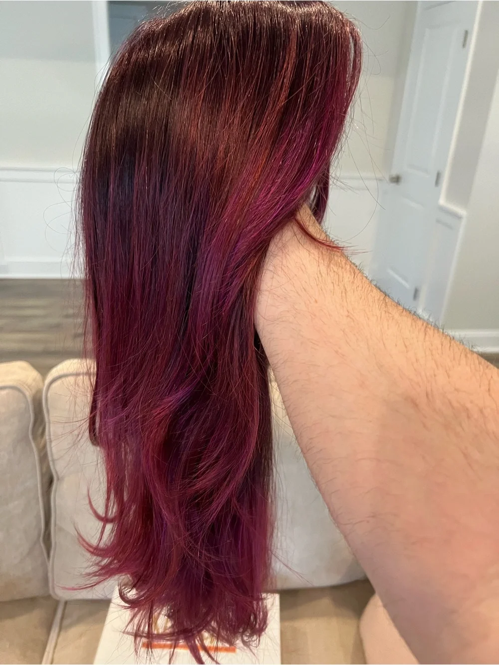 Noriko Angelica Large | Synthetic Plum Wig (Basic Cap)